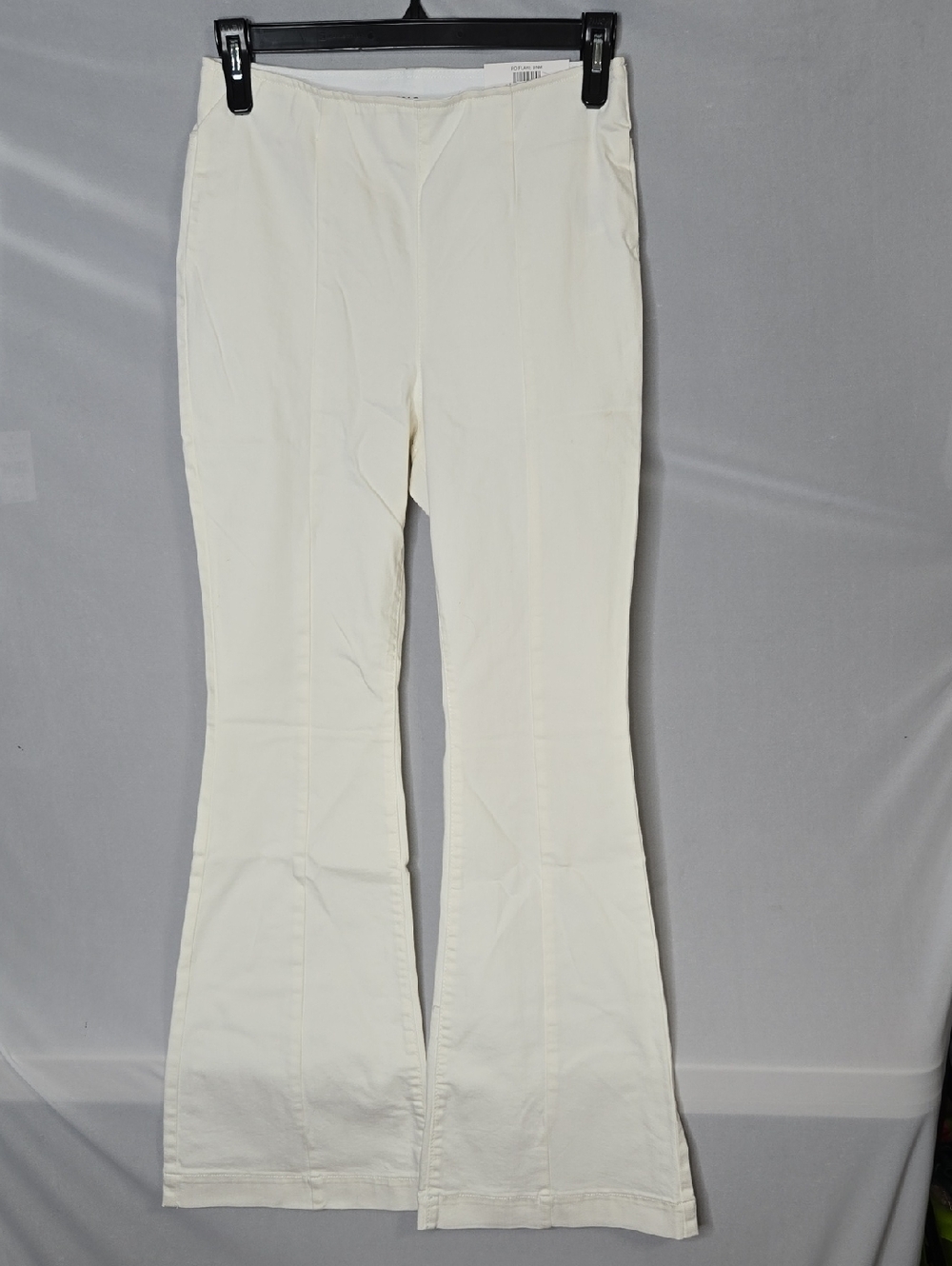 INC International Concepts Bright White Flare Regular High Rise Pants Size10 NWI
